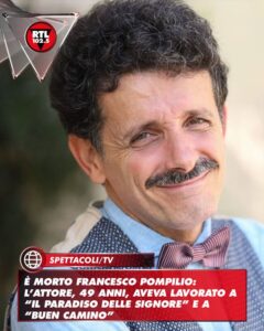 Francesco Pompilio Death Obituary: Italian Actor Known for Il Paradiso delle Signore Dies at 49